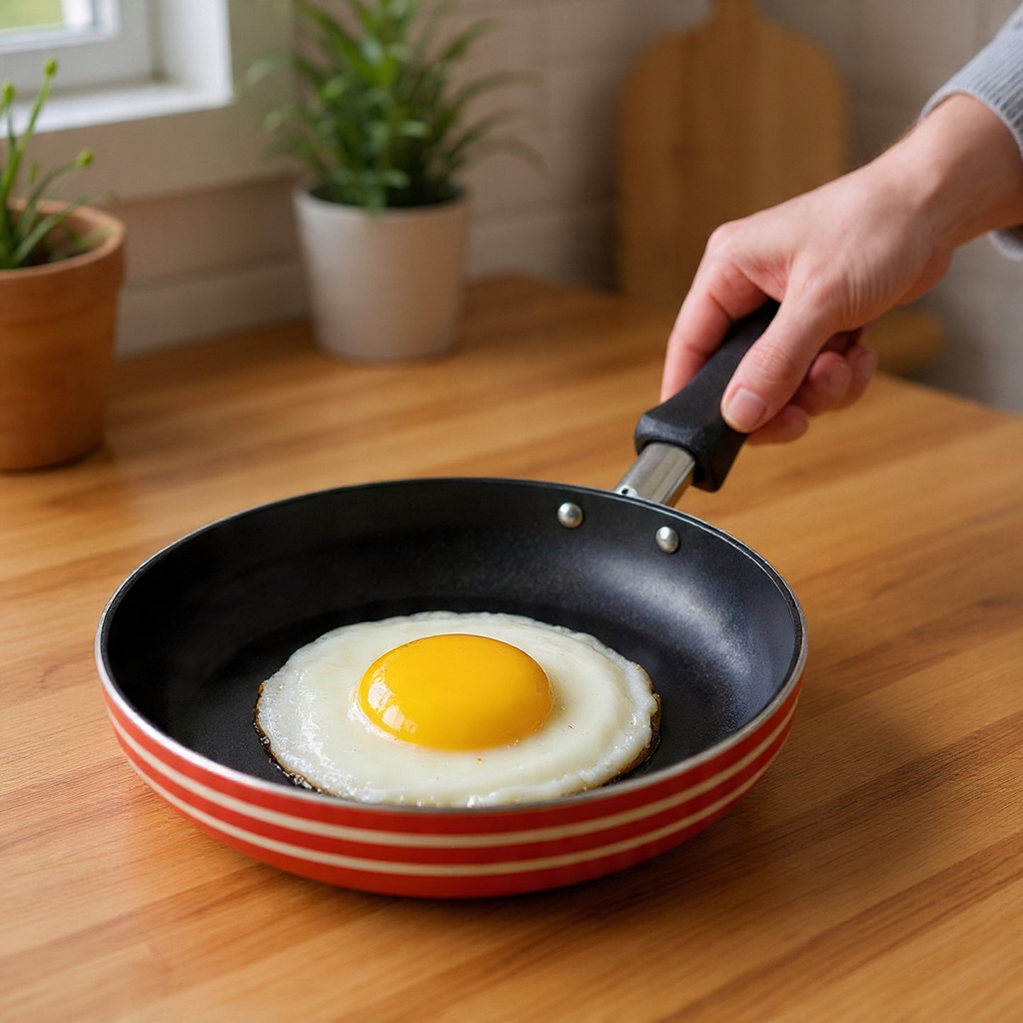 Mini Non-Stick Frying Pan (Small Size) – Egg Pan for Breakfast, Single Meals & Quick Cooking