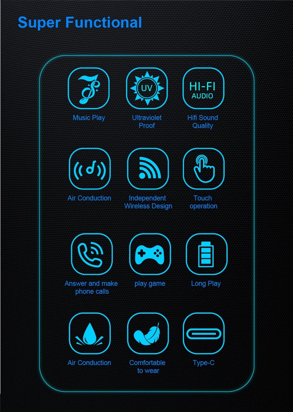 SG - 16 Pro Smart Bluetooth Glasses – HD Audio, Voice call & Stylish Design – Buy Now at SmartSellHub.shop