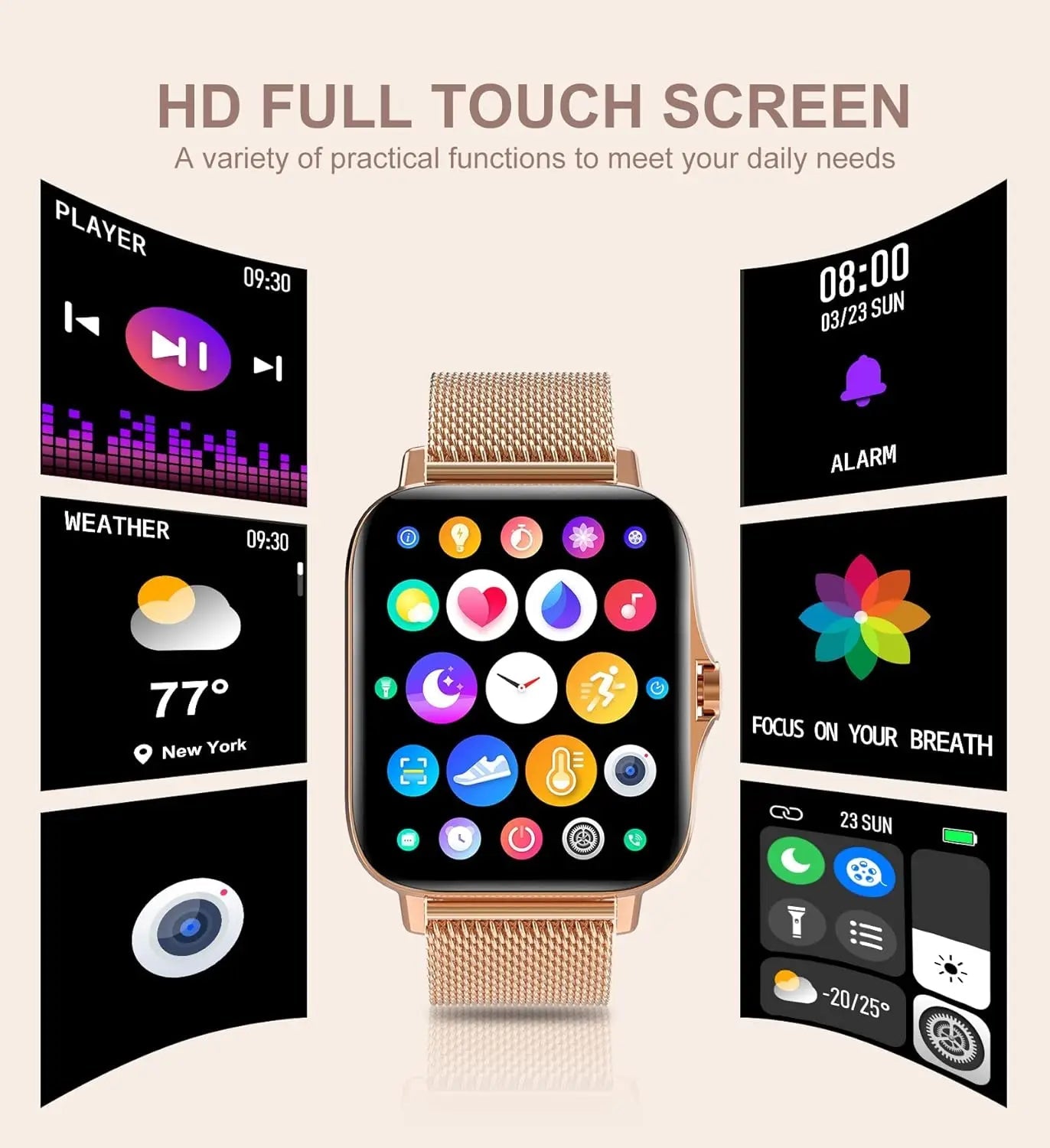 Smart Watch with Bluetooth Calling & Notifications – Compatible with Android & iOS – Buy Now at SmartSellHub.shop